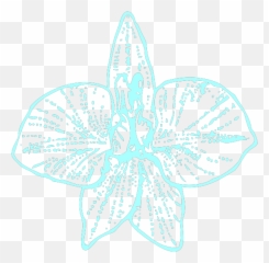 Blue Orchid Clip Art Png Svg Clip Art For Web - Download Larkspur Flower Tattoo Emoji,Orchid Emoji
