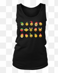 Funny Christmas Cute Emoji Tshirts Funny Emotion Emoji Shirt,Emoji Sleeveless Crop Top