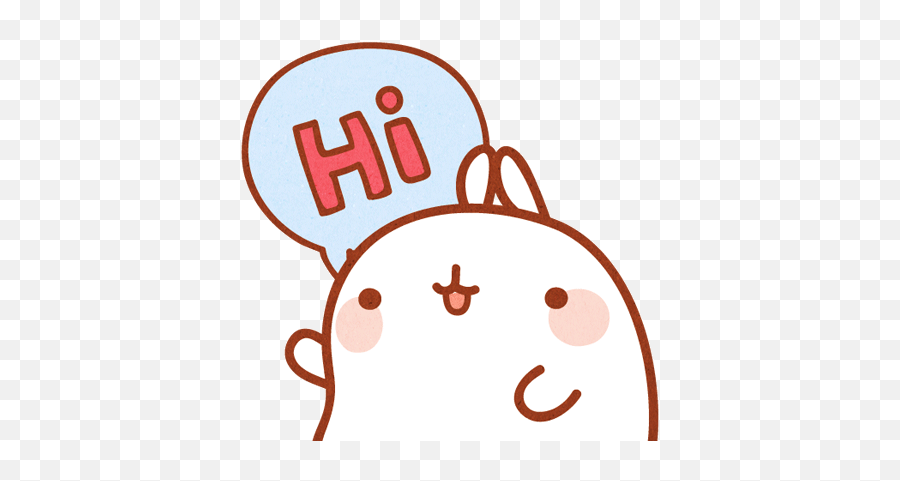 Top Cool Art Stickers For Android U0026 Ios Gfycat - Molang Bunny Gif Transparent Emoji,Awesome Emoji Art