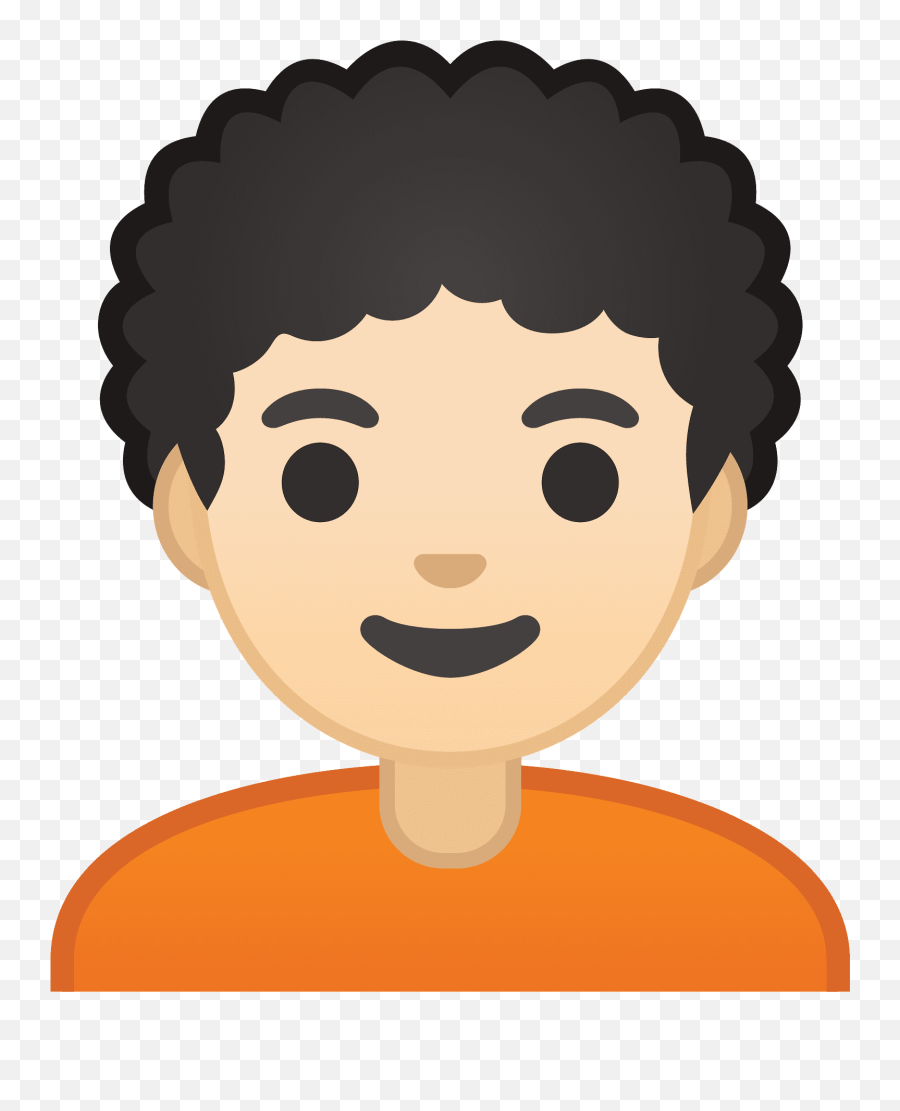Person Emoji Clipart Free Download Transparent Png - Dibujo Persona Pelo Rizado,Pink Shirt Girl Emoji