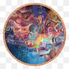 Dissolving Insecurity - Tipper Forward Escape Emoji,Abstract Emotion Painting