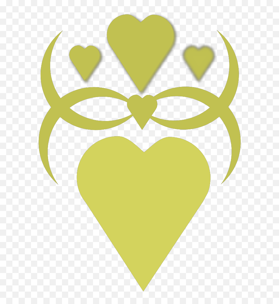 Golden Heart Png Svg Clip Art For Web - Download Clip Art Love Symbols In Black And White Emoji,Golden Heart Emoji