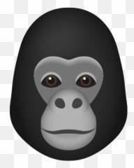 Png - Ugly Emoji,Gorilla Emoji