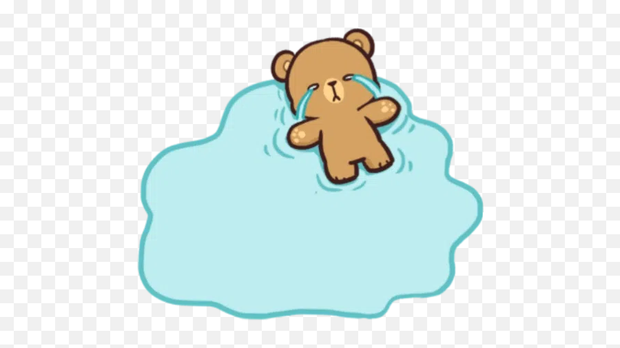 Cute Bear Drawings Cute Love Gif Cute - Milk And Mocha Crying Emoji,Aw Shucks Emoji