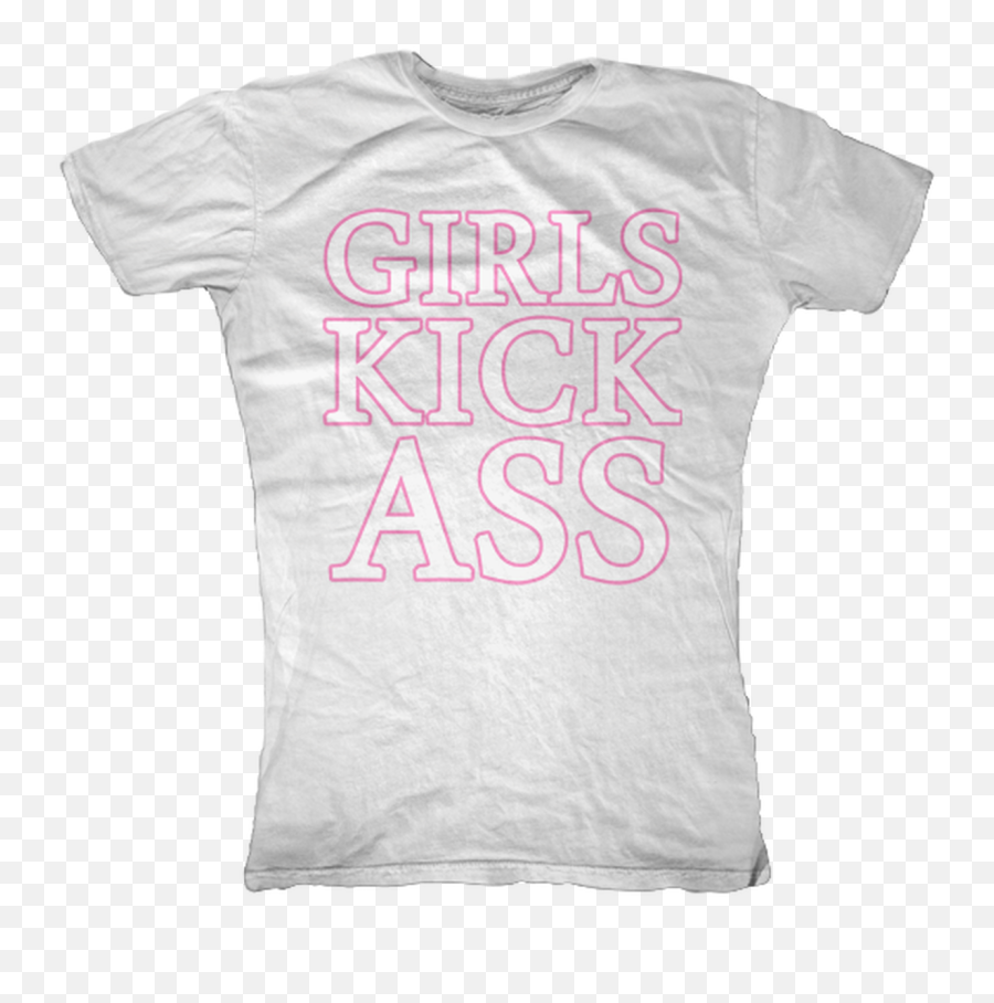 Girls Kick Ass T - Shirt Short Sleeve Emoji,Girls Emoji Shirt