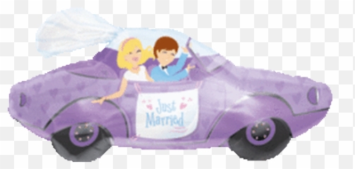 Vehicle Balloons Singapore Mtrade Novelty Store - Just Married Car Emoji,Emoji Balloons For Sale