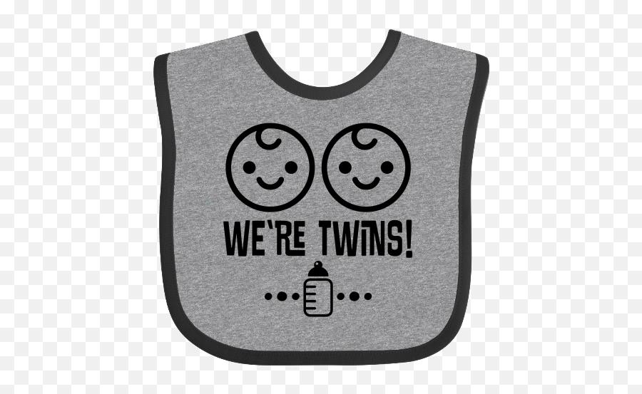 Twin Babies Twin Baby Boys - Bib Emoji,Emoticon Twin Girls