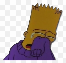 Bart Simpson Transparency Tumblr Bart Simpson Simpson Bart - Sad Bart Simpson Png Emoji,Bibble Emoji