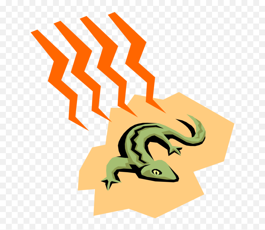 Vector Illustration Of Lizard Reptile - Lacertids Emoji,Black Desert Online Emojis Download