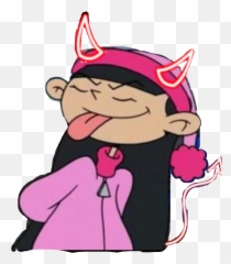 Trending Aesthetic Devil Girl Sticker - Cartoon Aesthetic Devil Girl Emoji,Girl Devil Emoji