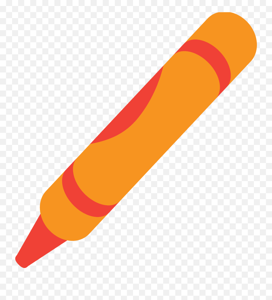 Crayon Emoji Clipart - Horizontal,Crayon Emoji