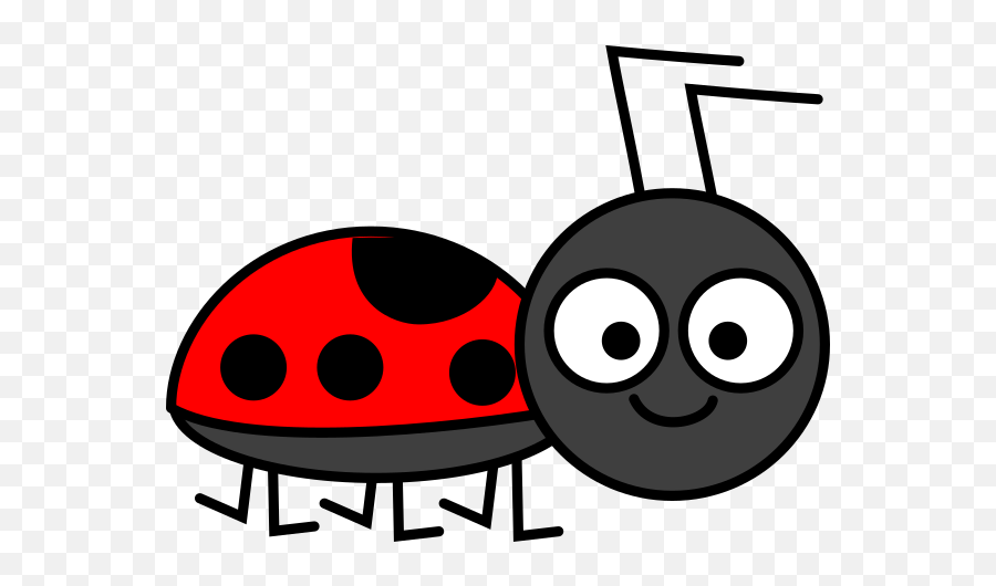 Larry The Ladybug Clip Art At Clker - Dot Emoji,What Is The Termite, Ladybug Emoticon