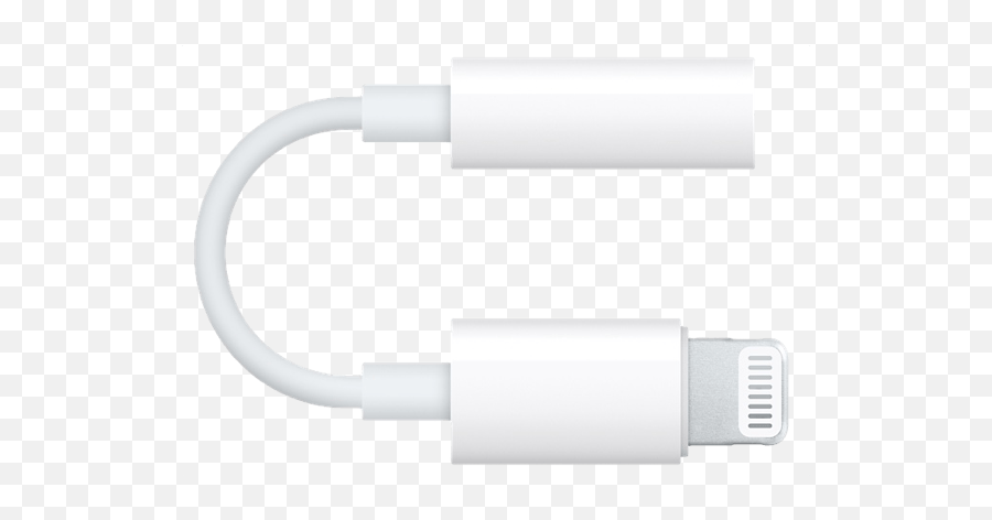 Lightning To 3 - Apple Lightning Headphone Jack Adapter Png Emoji,Apple Electric Plug Emoji'
