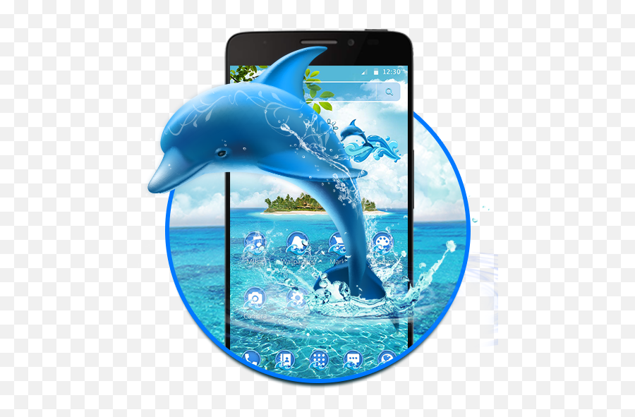 Aquatic Dolphin Mammals Theme - Apps En Google Play Smartphone Emoji,Orca Emoji