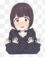Pin - Menhera Chan Blush Emoji,Pixiv Emojis Download
