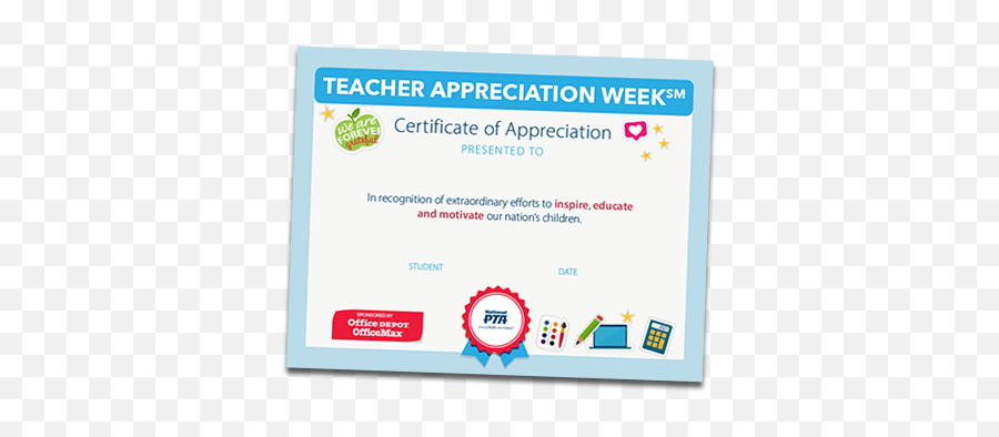 Teacher Appreciation Week - Events National Pta Language Emoji,Essential Emotions Class Verbage