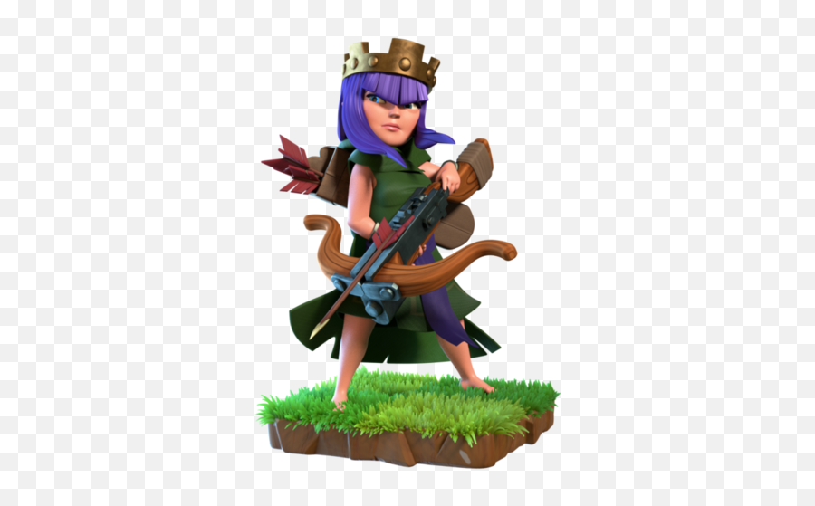 Queen Png Coc - Clash Of Clans Archer Queen Emoji,Clash Of Clans Emojis Transparent Png