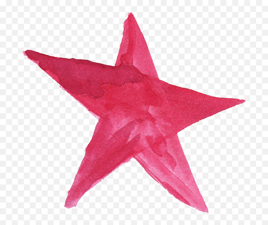 15 Watercolor Star Png Transparent Onlygfxcom - Watercolor Star Transparent Background Emoji,Red Star Emoticon
