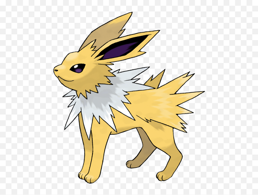 Jolteon - Eevee Evolution Pokémon Emoji,Why Is Pikachu Confused Emotion Pokemin Yellow