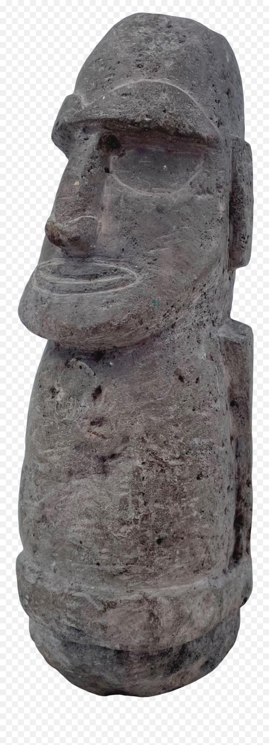 1930s Easter Island Moai Monolithic - Artifact Emoji,Emotion Logo Field Moai