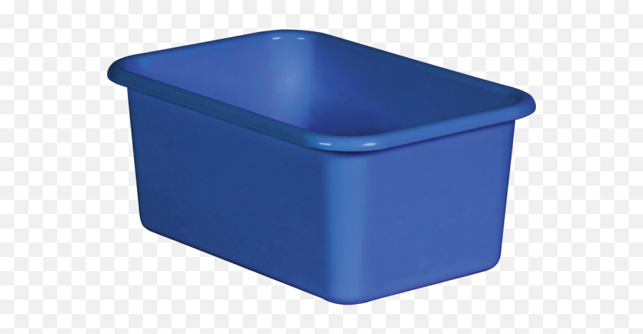 Small Plastic Storage Bin Blue Emoji,Emotions Sensory Bin