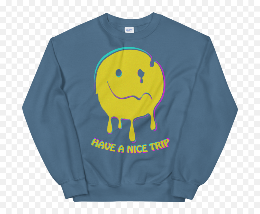 Have A Nice Trip Unisex Sweatshirt U2013 Shroom Beach Emoji,Emoticon Good Excellent