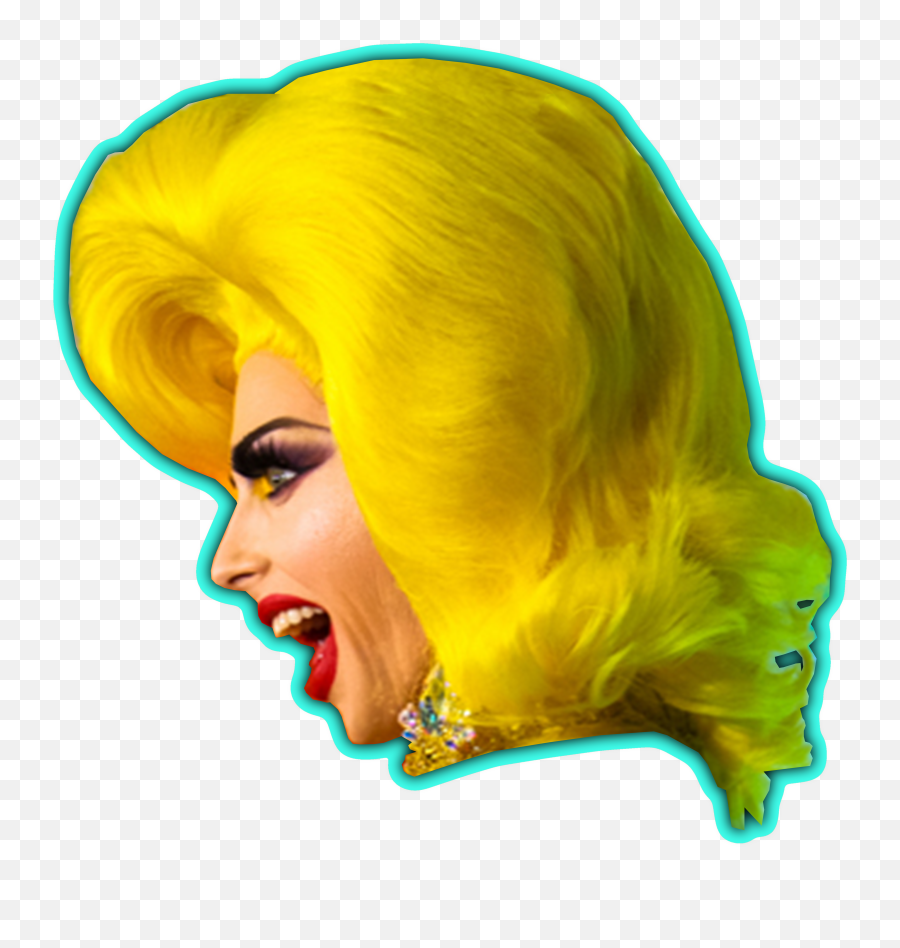 Transparent Drag Queen Wig Png - Hair Design Emoji,Drag Queen Emoji