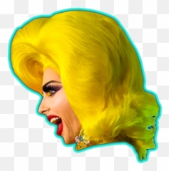 Transparent Drag Queen Wig Png - Hair Design Emoji,Drag Queen Emoji