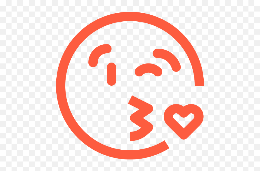 Adoration Emoji Emotion Face Heart Kiss Love Icon - Free Language,Bobble Head Emoji