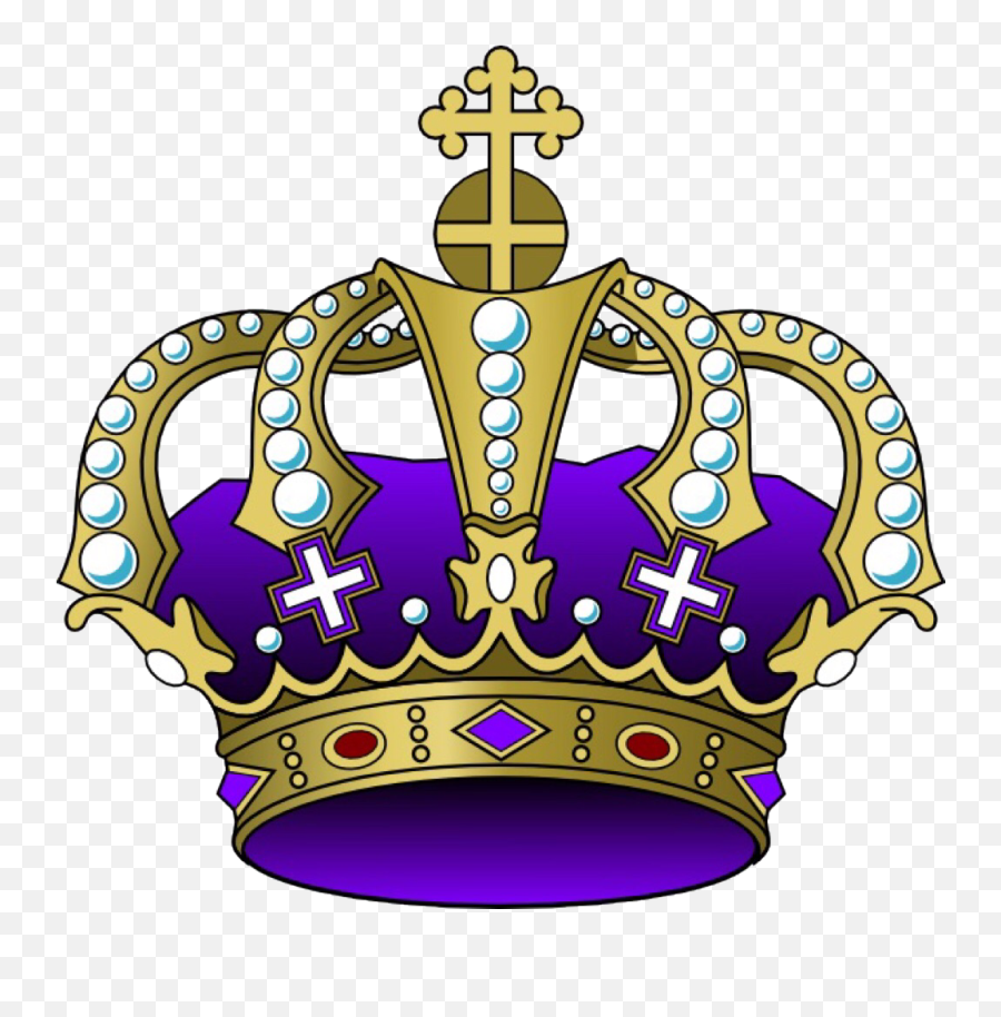 Mardi Gras King Sticker By Laura Ferrell - Royal Purple Crown Png Emoji,Mardi Gras Emojis