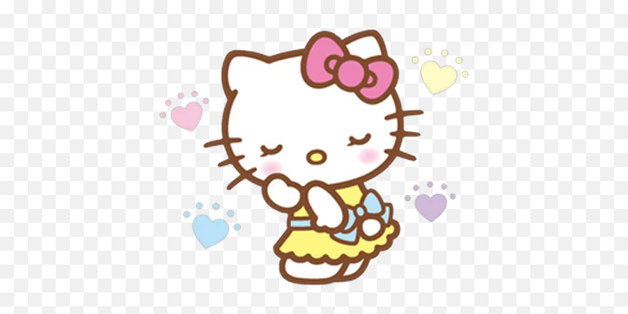 Telegram Sticker From Collection Hello Kitty Emoji,Kitty Emojis