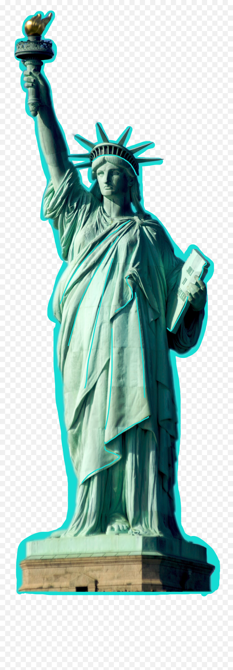 To - Statue Of Liberty Emoji,Classical Building Emoji