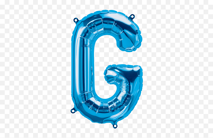 Blue Letter G 16 Balloon Emoji,Teal Ribbon Emoji