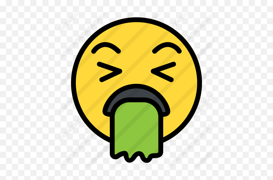 Puke - Happy Emoji,Puking Emoticon Facebook