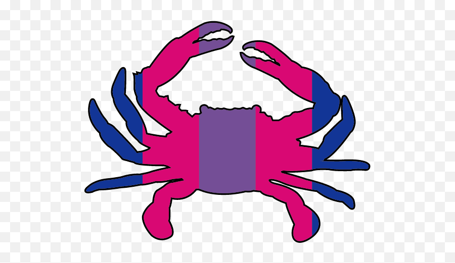 Bi Crab Magnet - Crabs Embroidery Emoji,Maryland State Flag Emoji