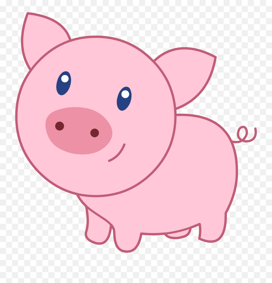 Pig Face Clipart - 57 Cliparts Cute Pig Clipart Emoji,Piggy Emoticons