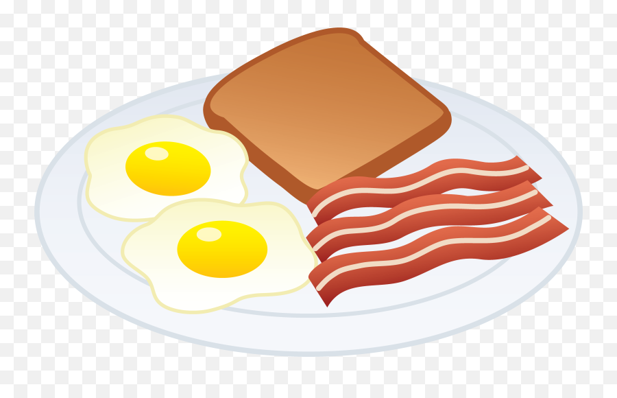 Bacon And Eggs Clipart - Clip Art Library Bacon And Eggs Clipart Emoji,Toast Emoji