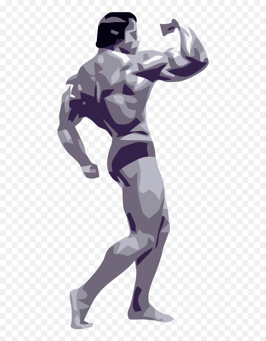 Posing Bodybuilder Clipart - Iron Fitness Emoji,Bodybuilding Emoticons