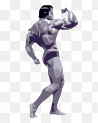 Posing Bodybuilder Clipart - Iron Fitness Emoji,Bodybuilding Emoticons