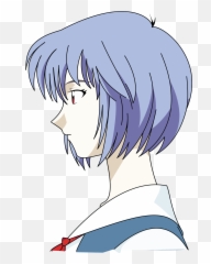 Neon Genesis Evangelion Rei Ayanami - Hair Design Emoji,Evangelion Emoji