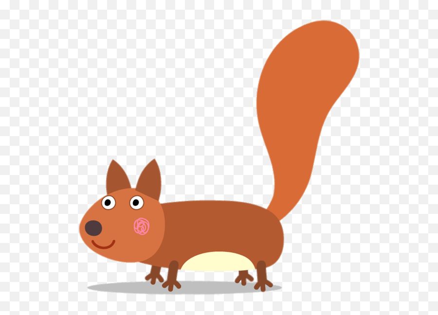 Ben And Holly Squirrel Clipart - Ben E Holly Png Emoji,Red Squirrel Emoji