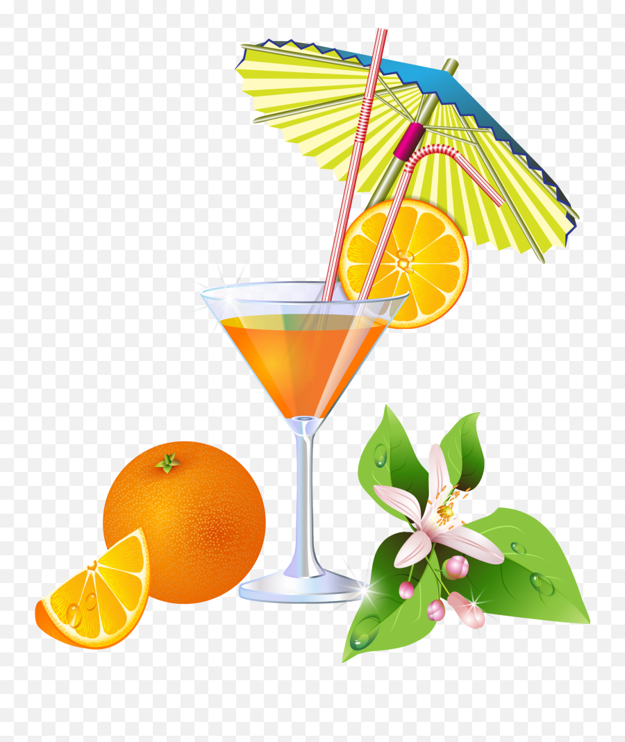 Clipart Halloween Cocktail Clipart Halloween Cocktail - Summer Cocktail Png Emoji,Emoji Apple And Cocktail