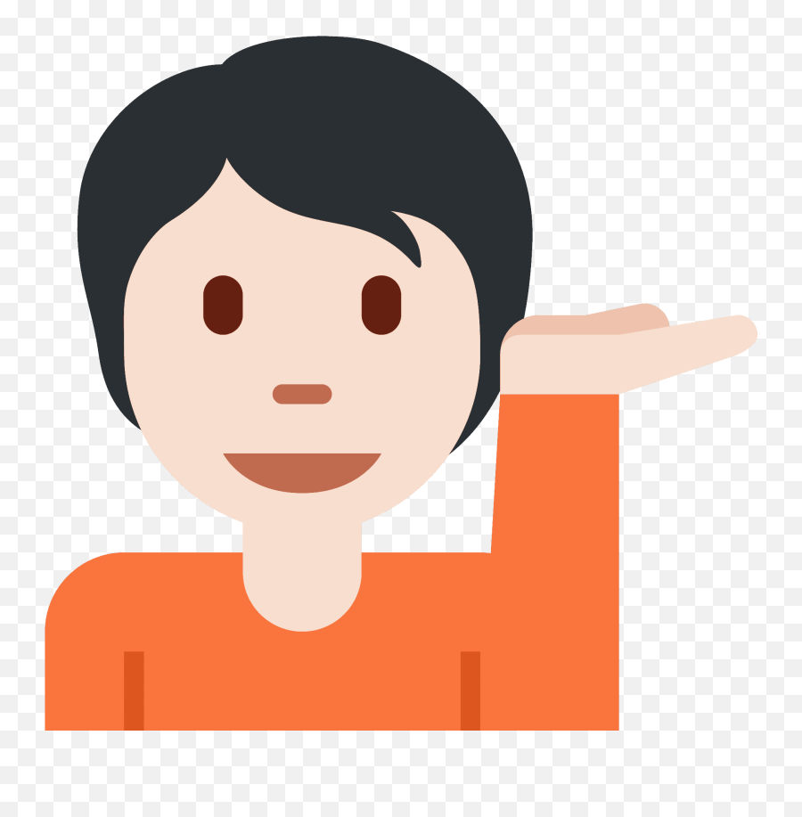 Ljus Hy Receptionist Clipart - Personas Con Diferentes Tonos De Piel Animada Emoji,Receptionist Emoji