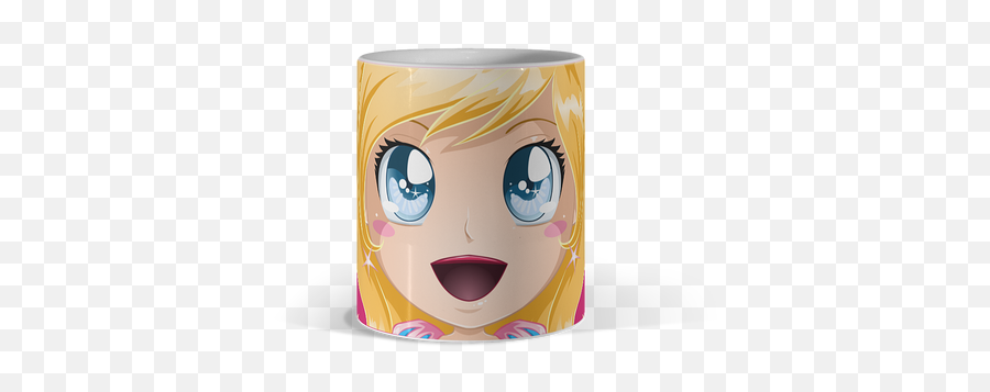 Pink Anime Mugs - Serveware Emoji,Ahegao Emoticon