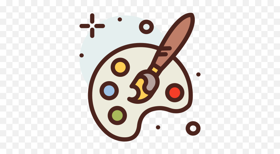 Paint Palette Free Vector Icons - Art Icon Png Emoji,Paint Pallete Emoji