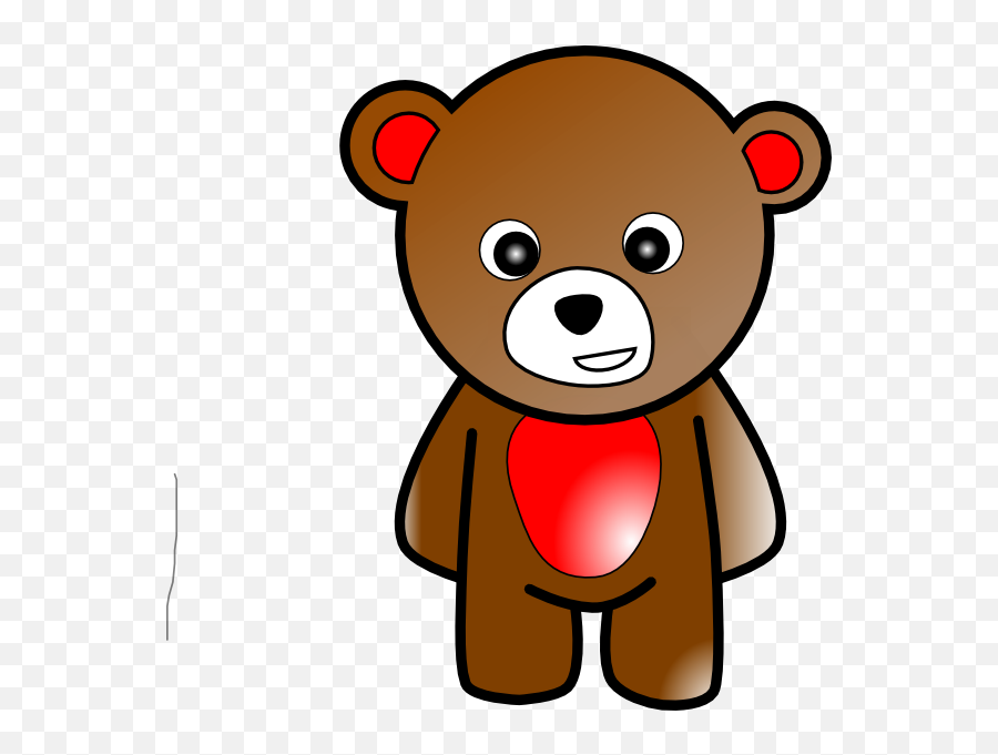 Pawprint Clipart Teddy Bear Pawprint - Teddy Bear Clipart Standing Emoji,Guess The Emoji Bear