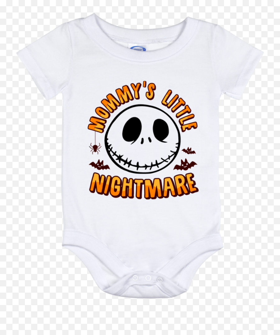 Mommys Little Nightmare Cute Jack - 1st Mothers Day Onesie Emoji,Jack Skellington Emoticon