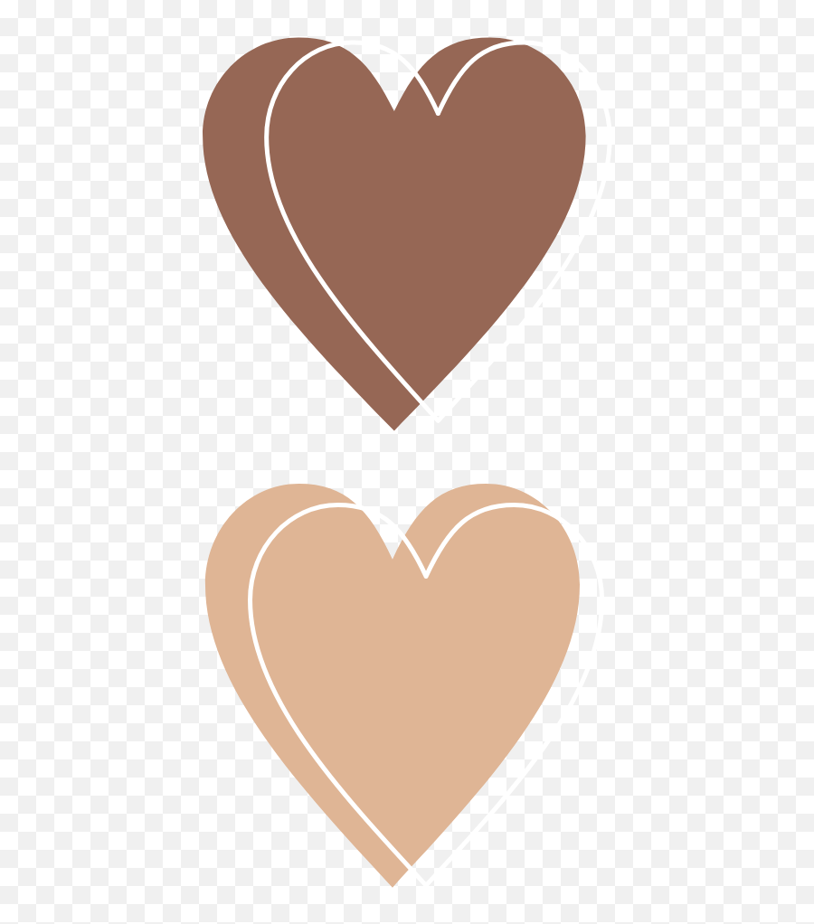 The Most Edited Credit Picsart - Heart Aesthetic Png Brown Emoji,Heart Emoji Tumb