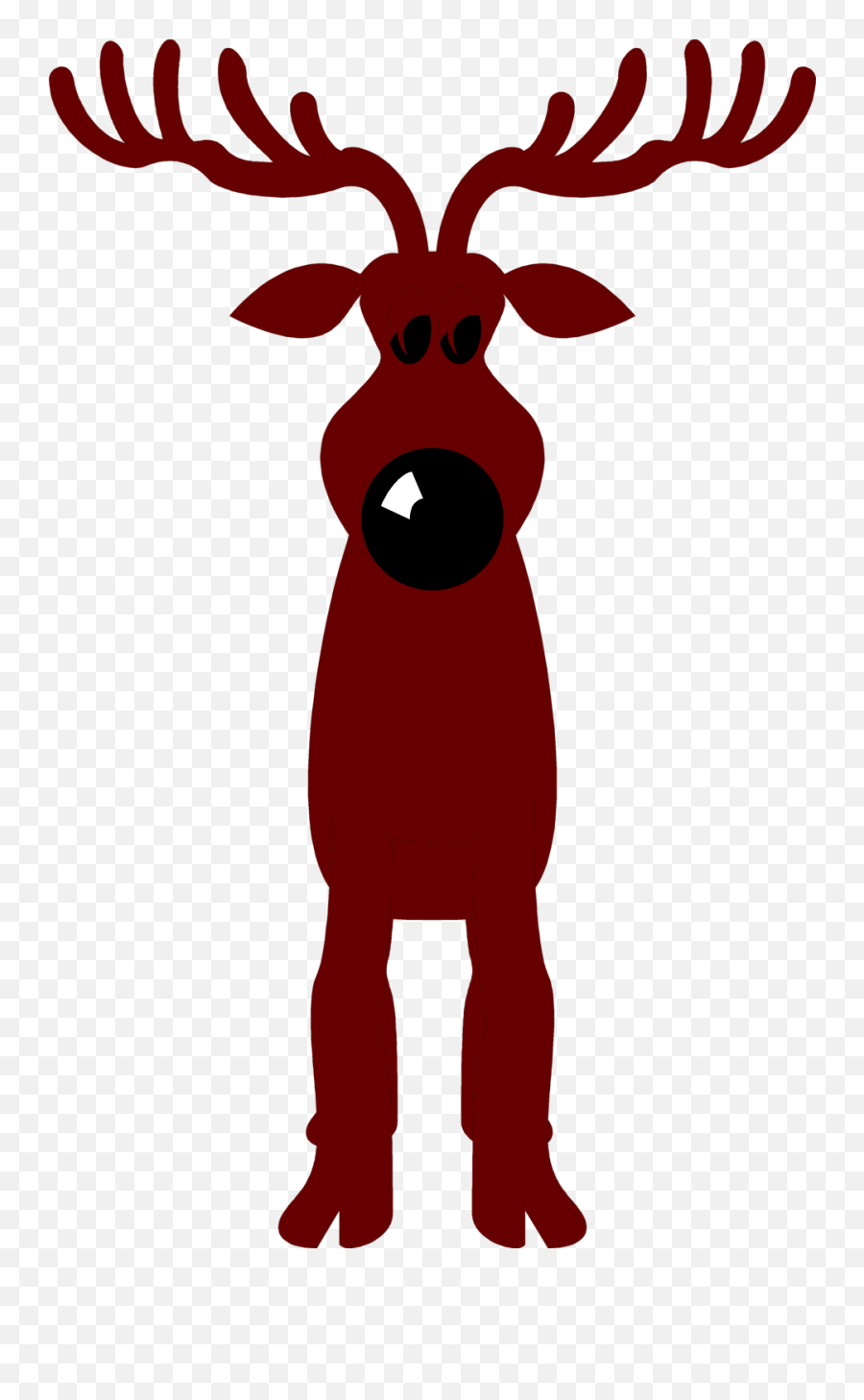 Cartoon Transparent Reindeer Clipart - Novocomtop Cartoon Rudolph The Red Nosed Reindeer Transparent Emoji,Cutecraft Emojis
