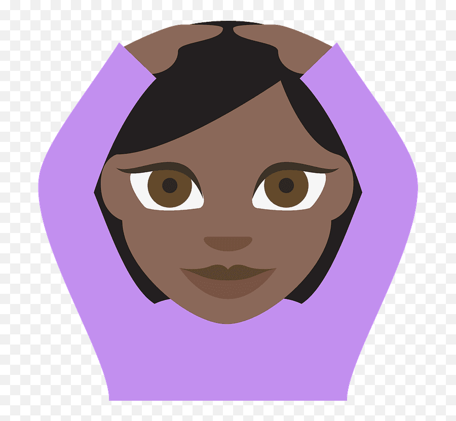 Person Gesturing Ok Dark Skin Tone Emoji High - For Women,Emoji Sound Clipart